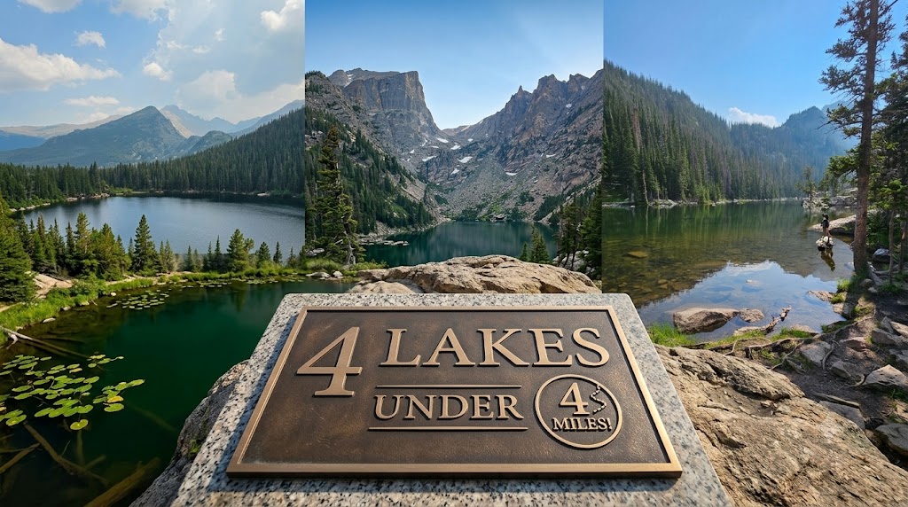 Bear Lake, Nymph Lake, Dream Lake and Emerald Lake hike in Rocky Mountain National Park
