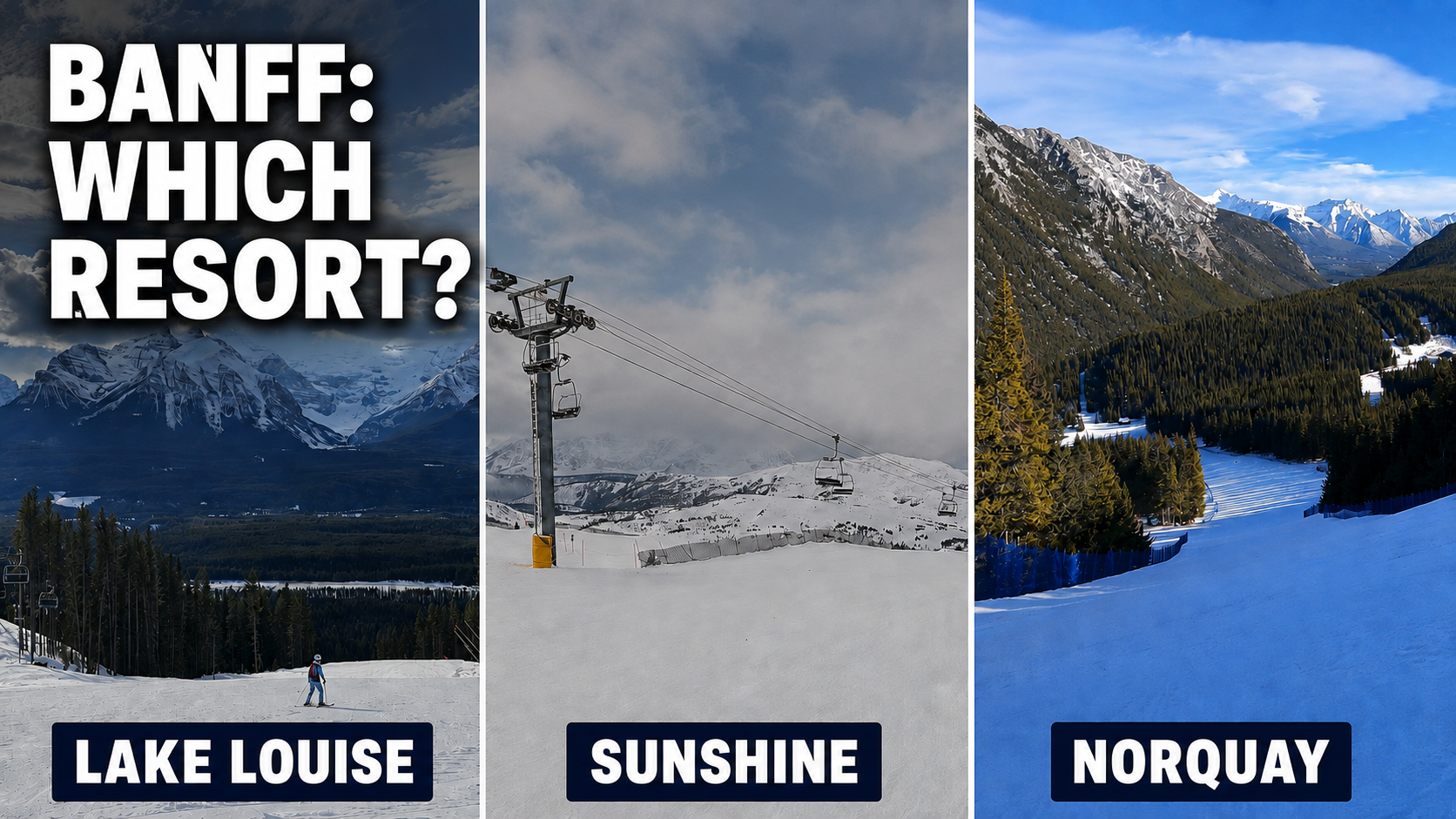 Banff and Lake Louise ski guide cover