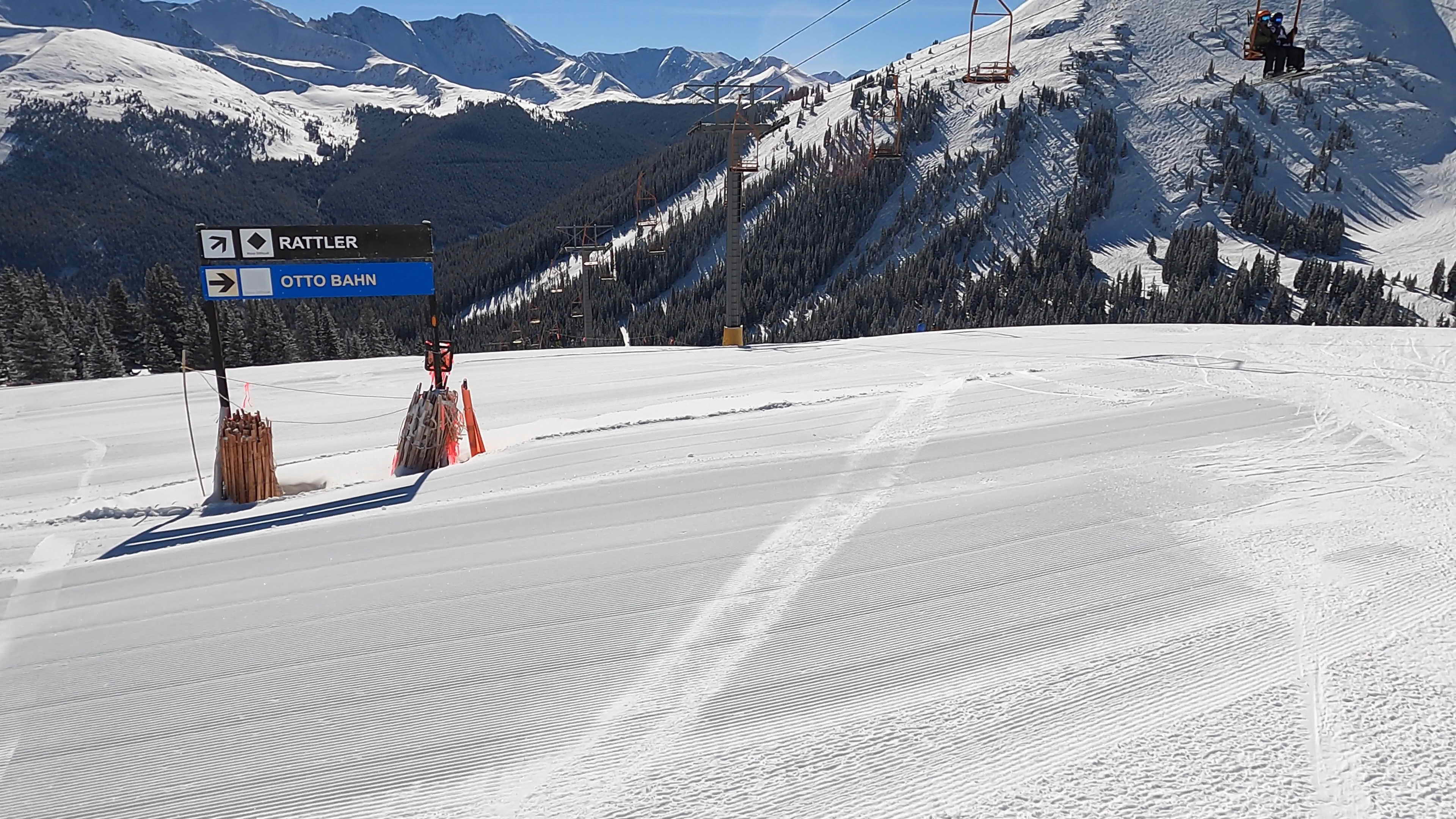 Copper Mountain ski resort Colorado naturally divided terrain layout